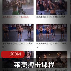 （莱美搏击）课程