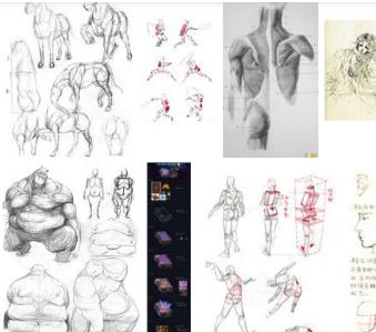 （人体结构造型班）素描绘画教程