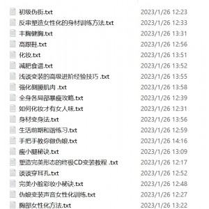 推特伪娘变装秘籍128篇23套超实用