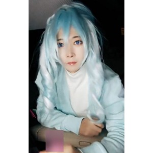 水银灯伪娘雪女COS双视角黑丝后推车1部95M太勾人了