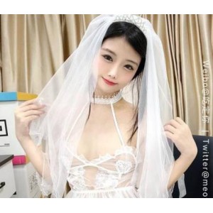 推特少女喵四婚纱自娱1V1.4G，稚嫩天赋拉满